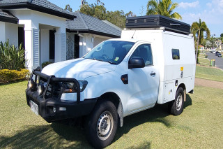 2018 Ford Ranger XL PX MKIII MY19 Diesel 3.2 6 SPD Auto 4X4 with full trade canopy. A real workhorse! 